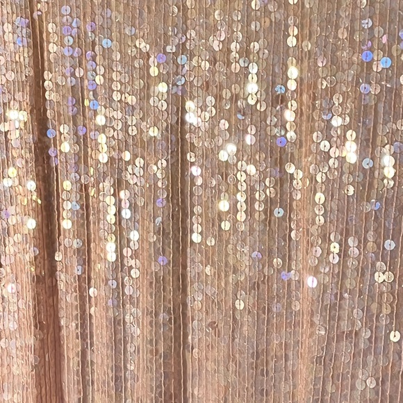 Hand made Pink sequence women’s top size 3X Silk new - Picture 5 of 7